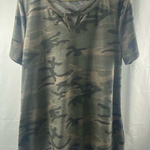 Cute camouflage shirt!